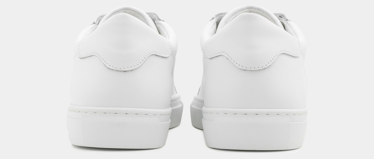 Del Pepe Basic Sneaker von hinten mit Fersenpartie