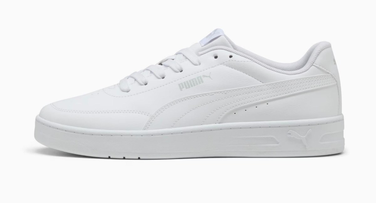 Puma Court Classic in Weiß — günstigstes Modell für Custom-Druck bei Del Pepe